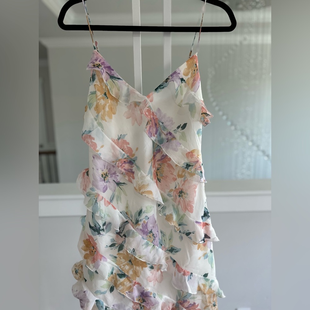 Abercrombie And Fitch Floral Ruffle Dress - Picture 9 of 11